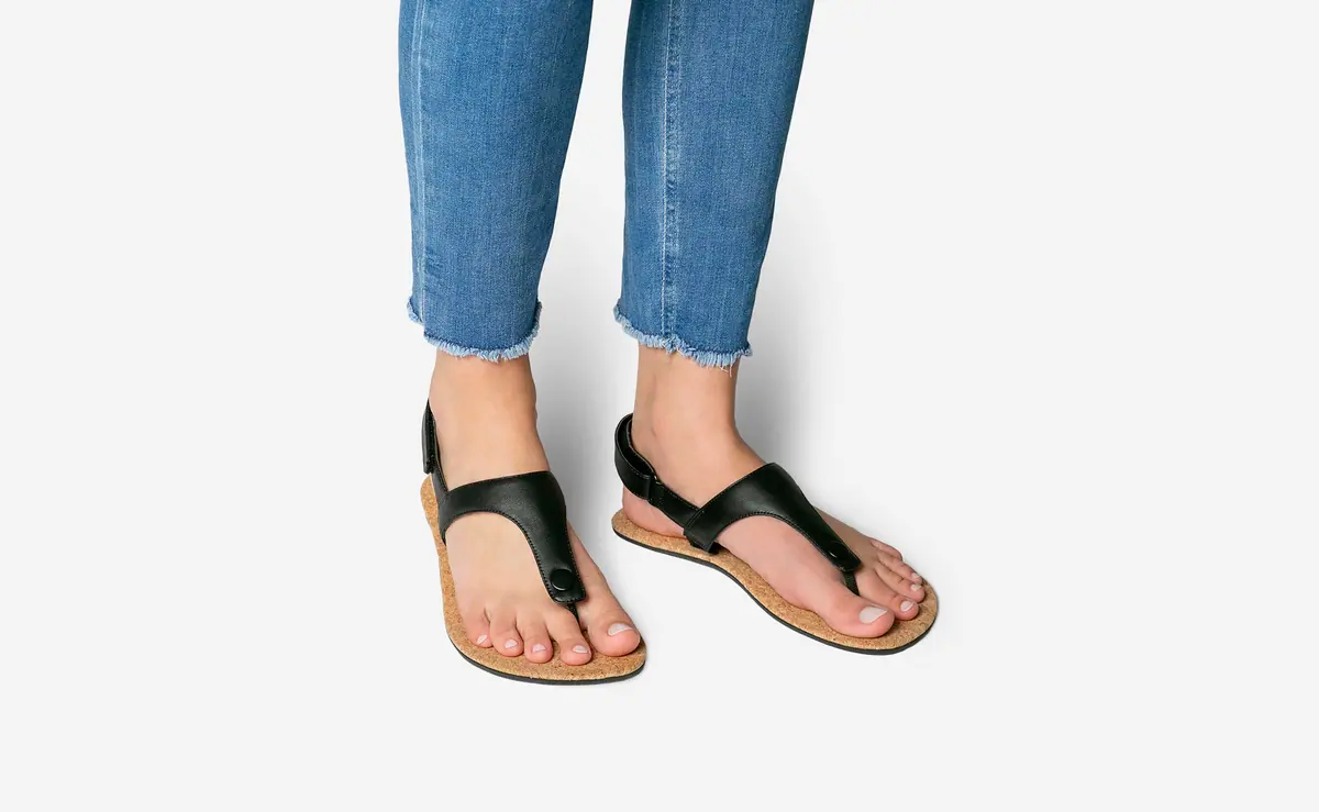 Босоногие сандалии Feelgrounds Seaside Luxe — чёрный, фото 6