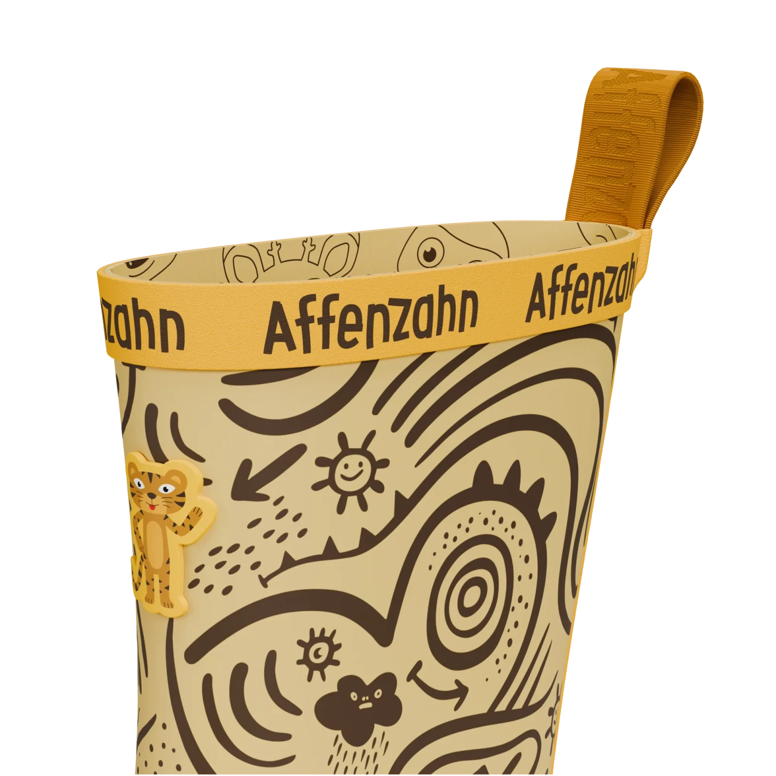 Резиновые сапоги Affenzahn Plashy Тигр — жёлтый, фото 8