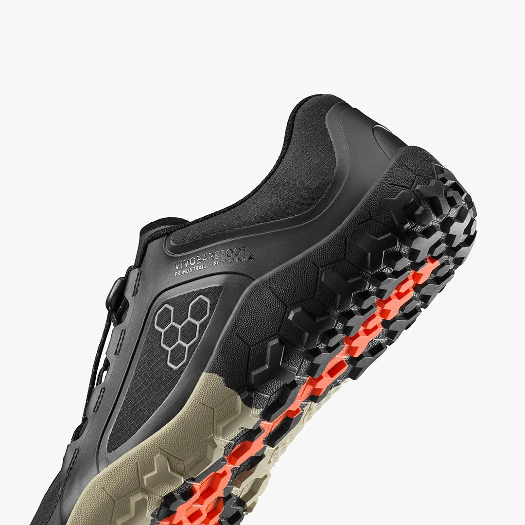 Кроссовки Vivobarefoot Primus Trail III All Weather FG — женская модель, чёрный, фото 6