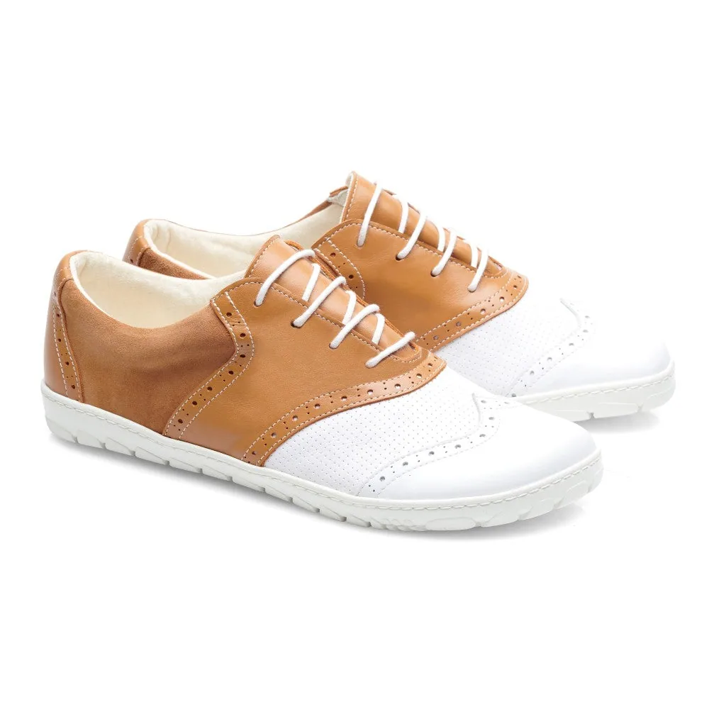 Полуботинки для гольфа ZAQQ LINQ Golf Brown Waterproof — фото 1 из 25