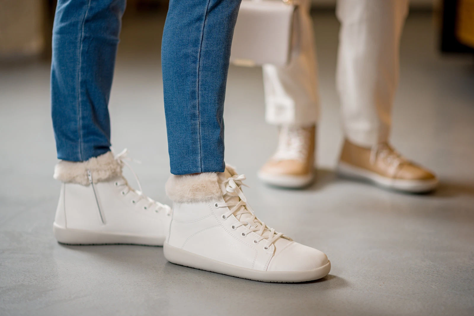 Кроссовки Ahinsa Tara Winter 2.0 Barefoot — белый, фото 15