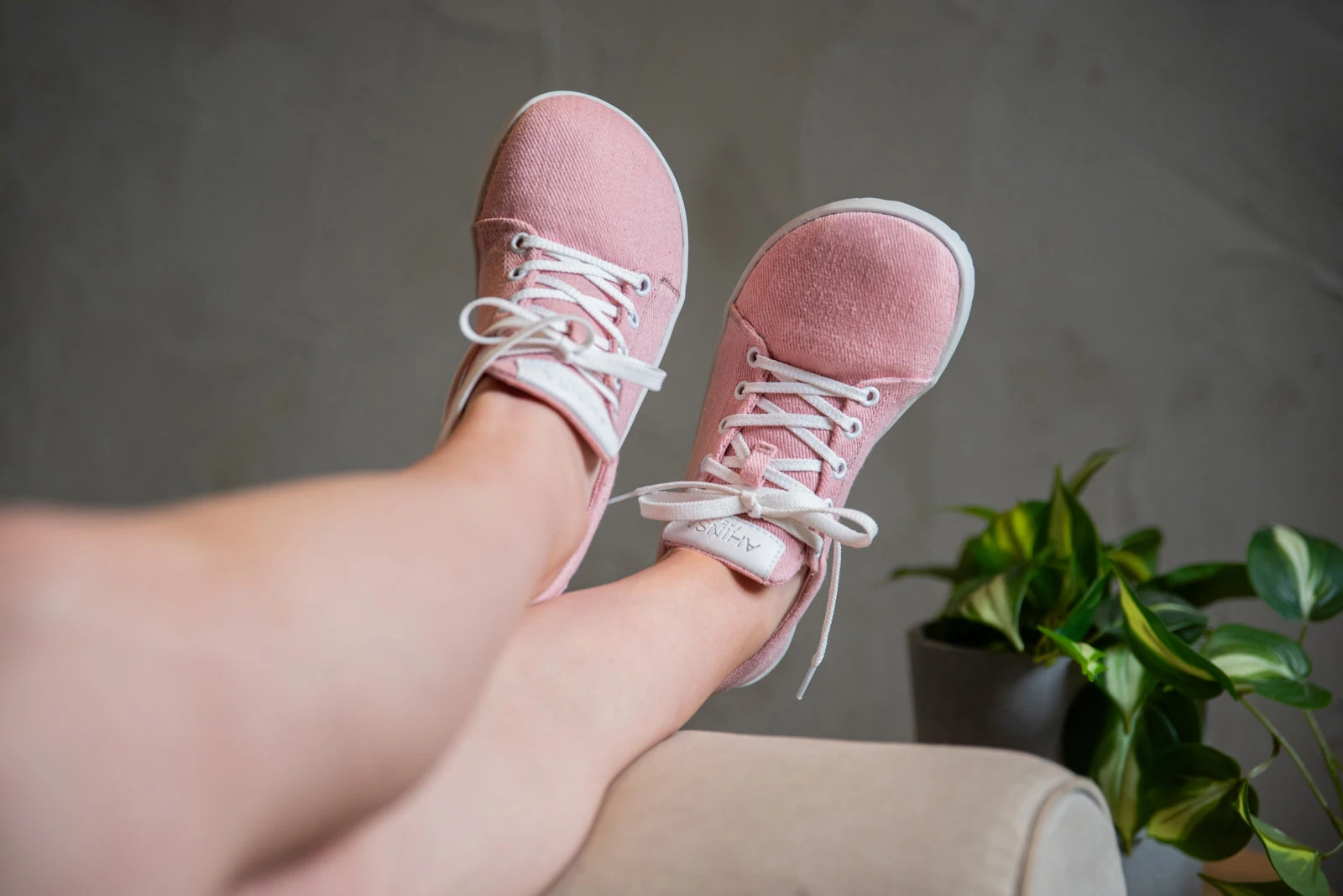 Кроссовки Ahinsa Vida Hemp Barefoot — розовый, фото 12