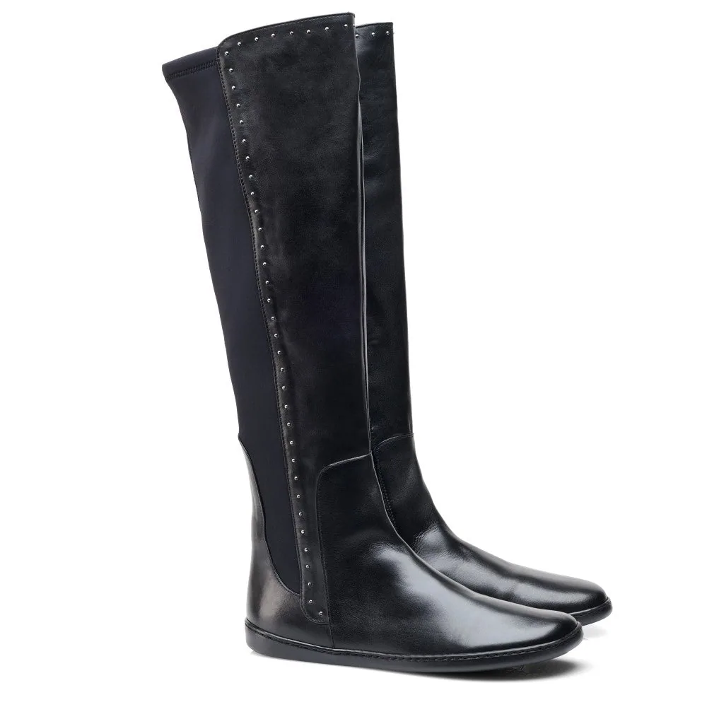 Женские ботинки ZAQQ QATCH SHINE Nappa Black (чёрный цвет) — фото 1 из 9