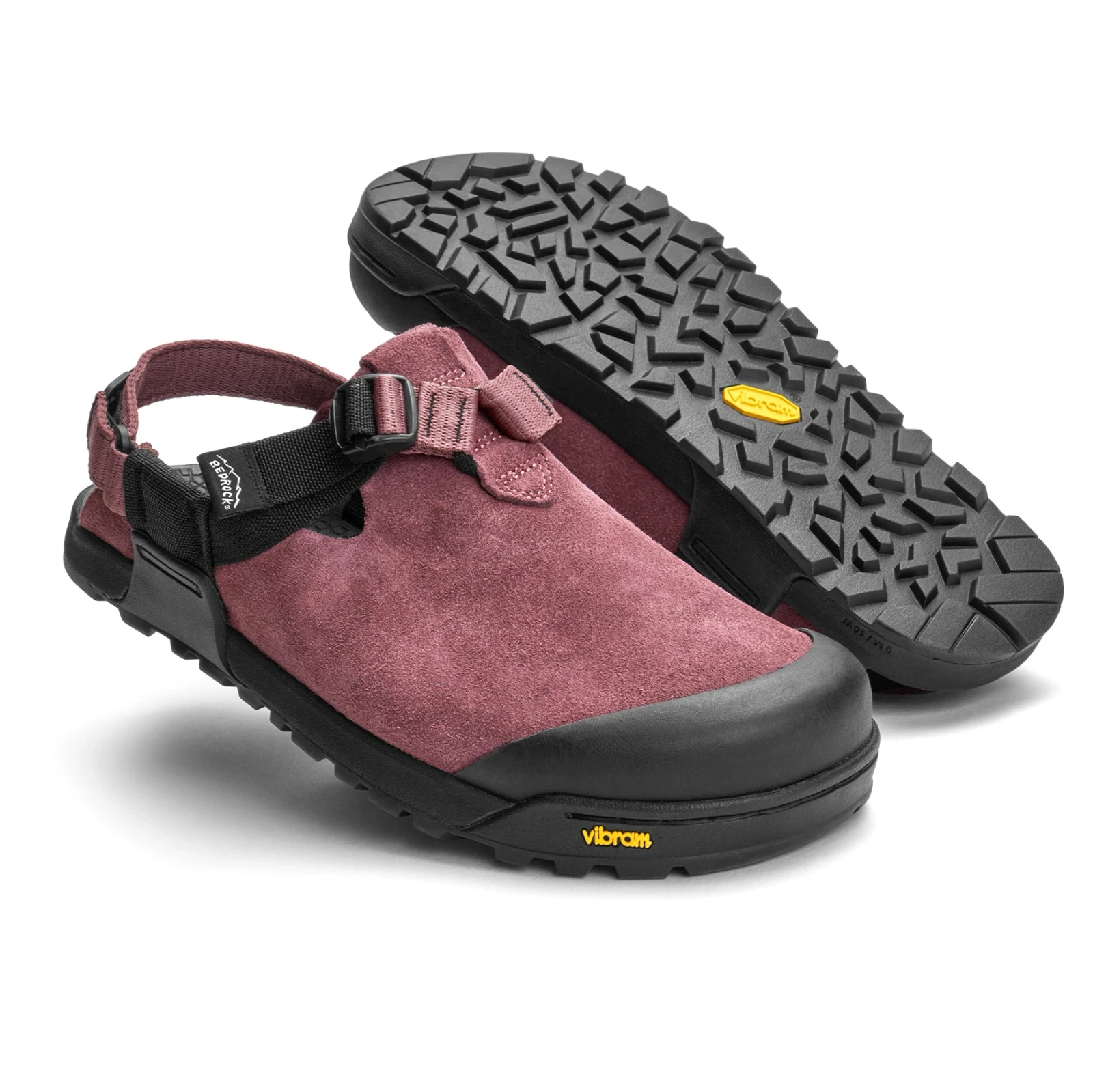 Сабо Bedrock Mountain Clog - Leather Suede — дикая роза — фото 1 из 7