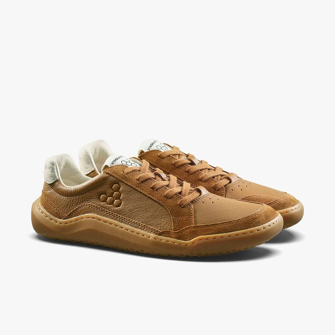 Кроссовки Vivobarefoot Gobi III Sneaker Leather — мужская модель, светло-коричневый, фото 4